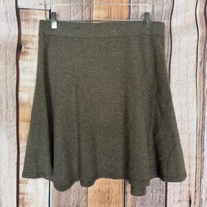 Wyeth Skirt Maren Flare Wool Cashmere Knit Quiet Luxury Minimalist Large NWT